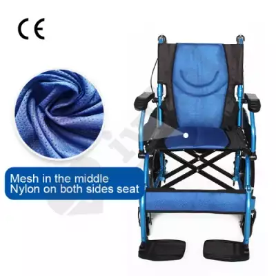 Respovent Alüminyum Hafif Katlanır Tekerlekli Sandalye