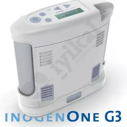Inogen One G3 Taşınabilir Oksijen Konsantratör Cihazı 8 Cell / Saat Batarya ile Birlikte